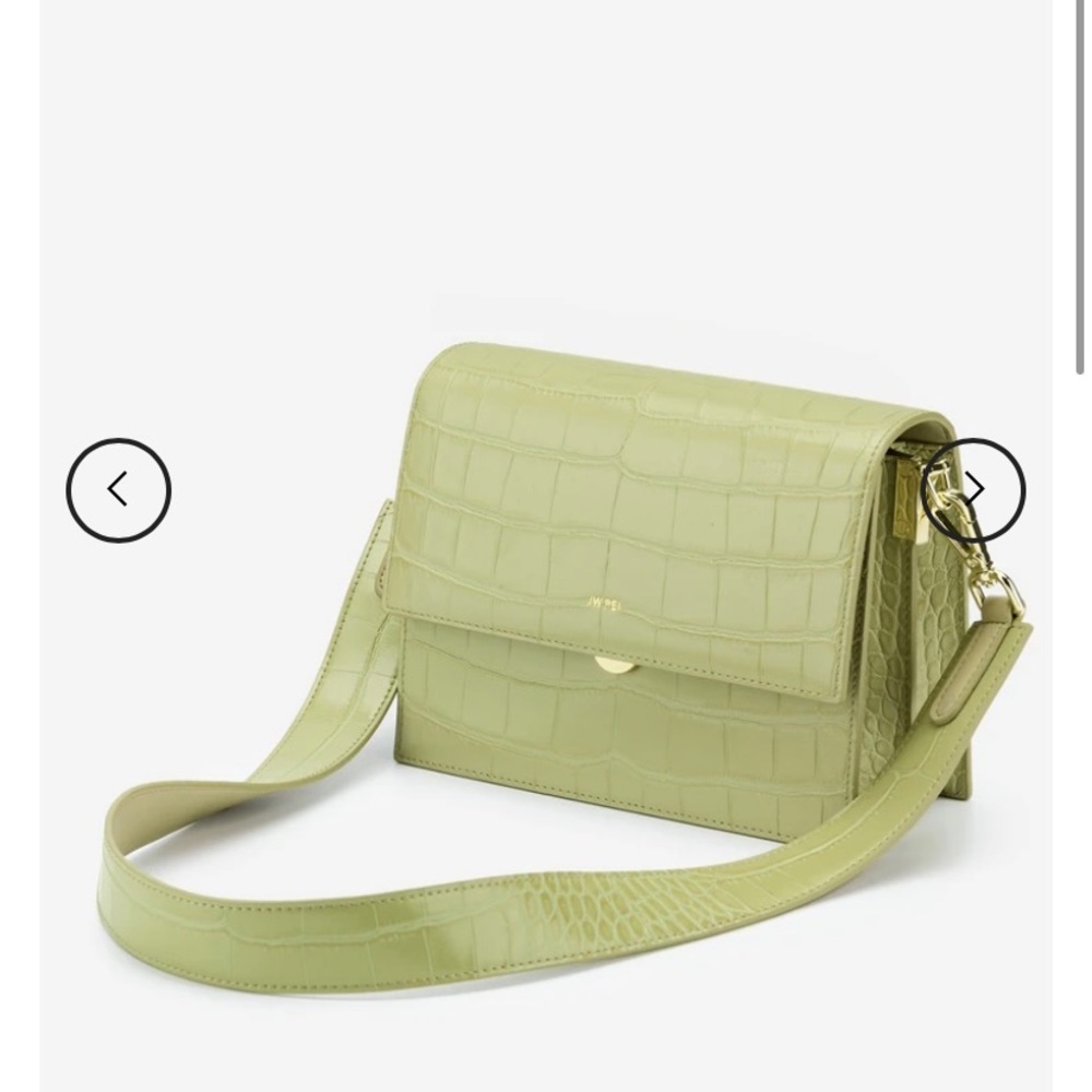 JW PEI Mini Flip Bag - Sage Green Croc